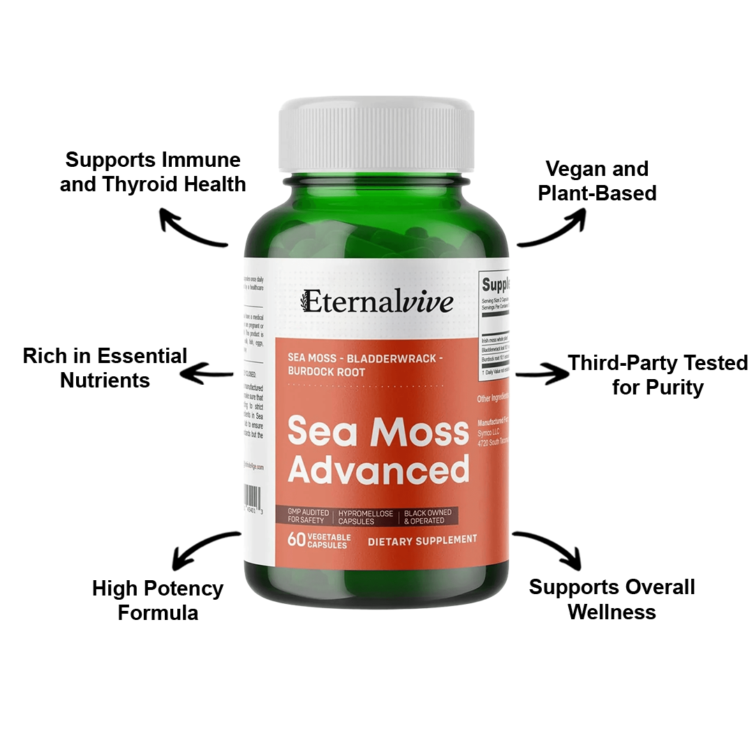 Meet Eternalvive Sea Moss Advanced  Your All-in-One Wellness Solution